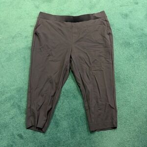 Torrid Studio High-Rise Pixie Pants Black Pull On Tapered Ankle Plus Size 4R